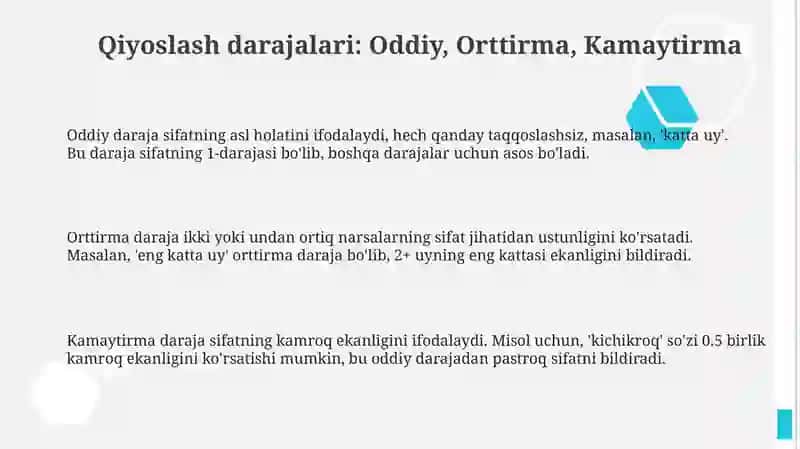 Tilning grammatik sathi 3
