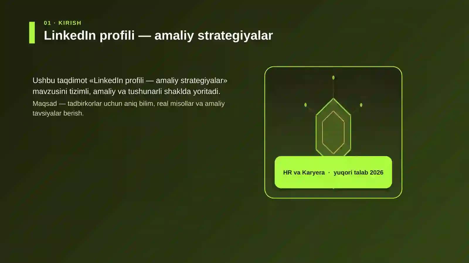 LinkedIn profili — amaliy strategiyalar 3