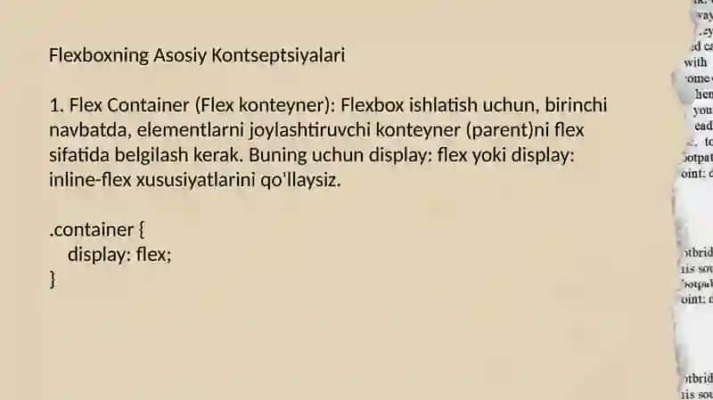 Flexbox (Flexible Box) 3
