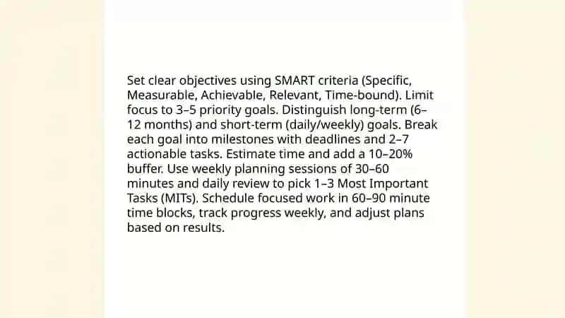 Time management 3