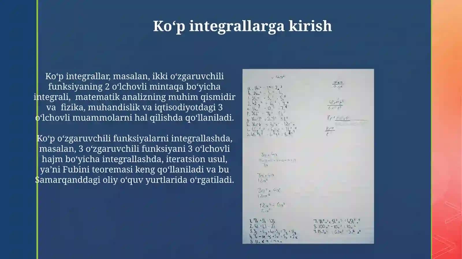 Karrali xosmas integrallar 3