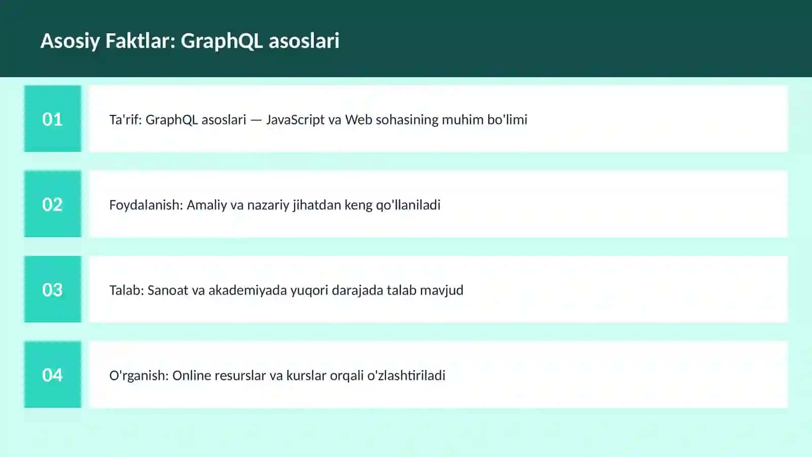 GraphQL asoslari 3
