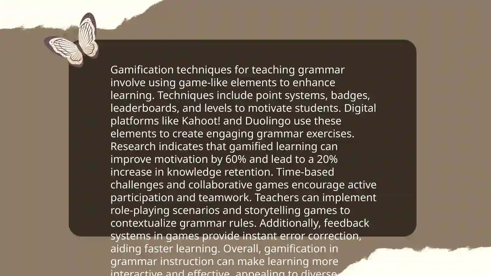 Gamification Techniques for Teaching Grammar 3