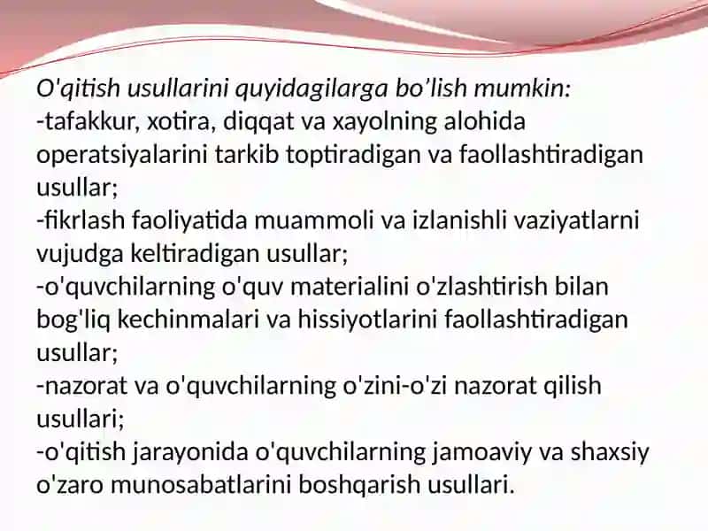 Ta’lim Metodlari 3