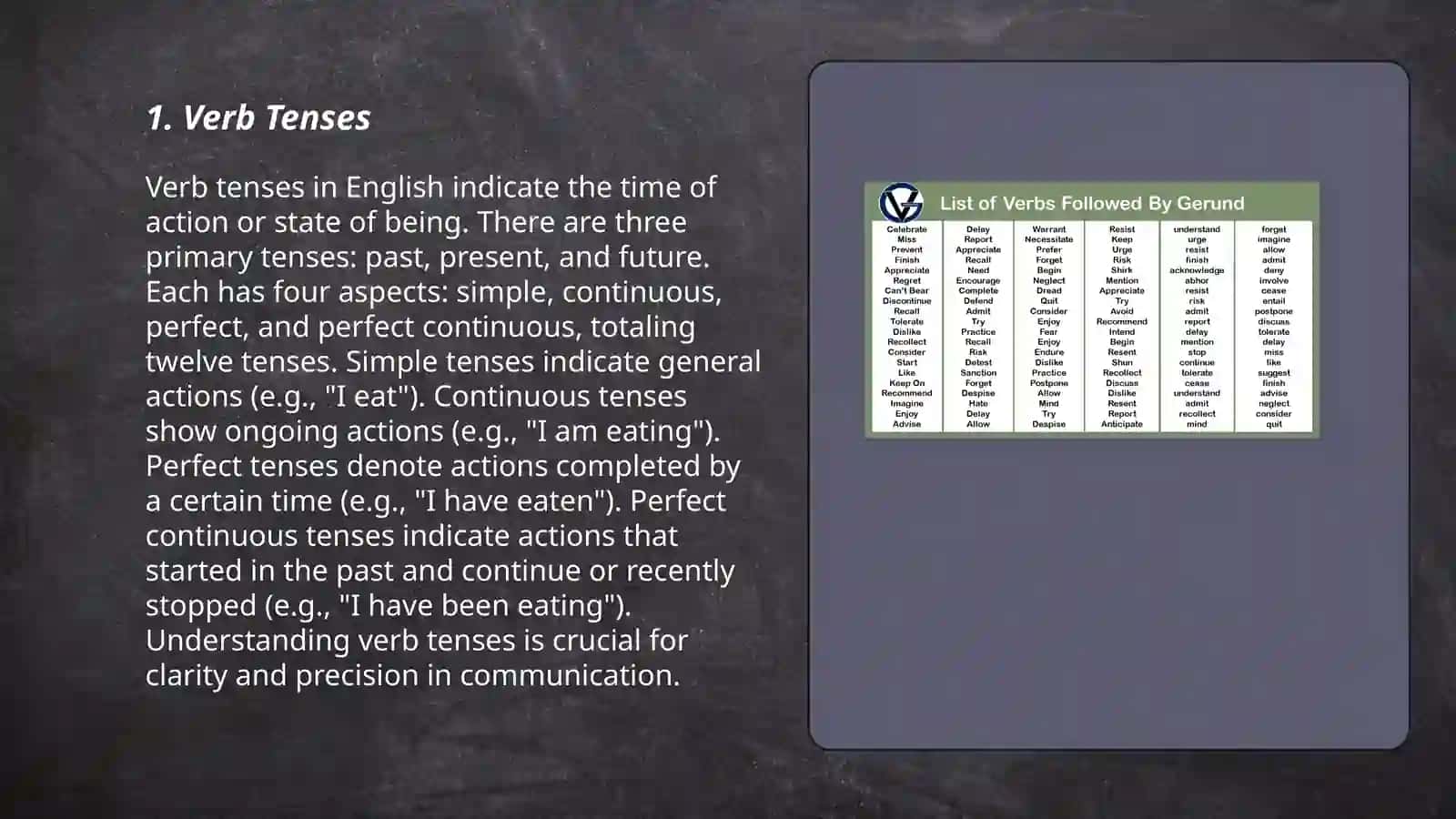 Verb Tenses 3