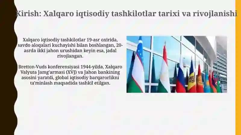 Xalqaro iqtisodiy tashkilotlar 3