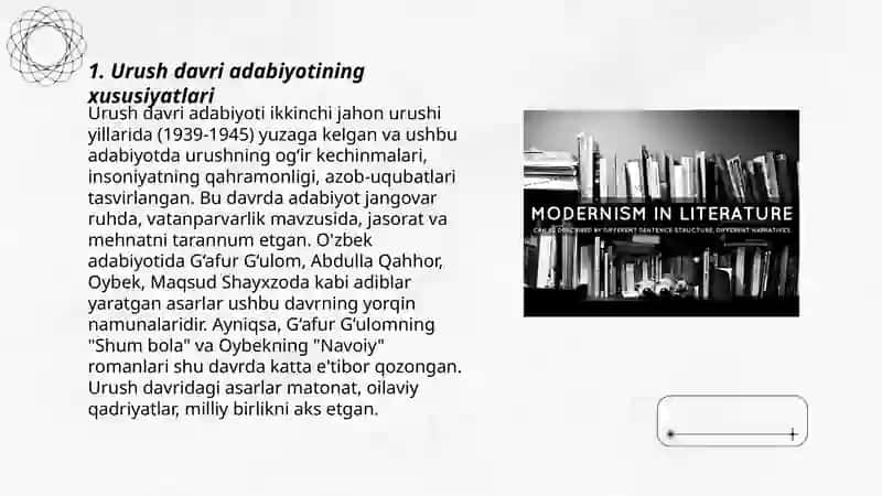 Urush davri adabiyoti 3