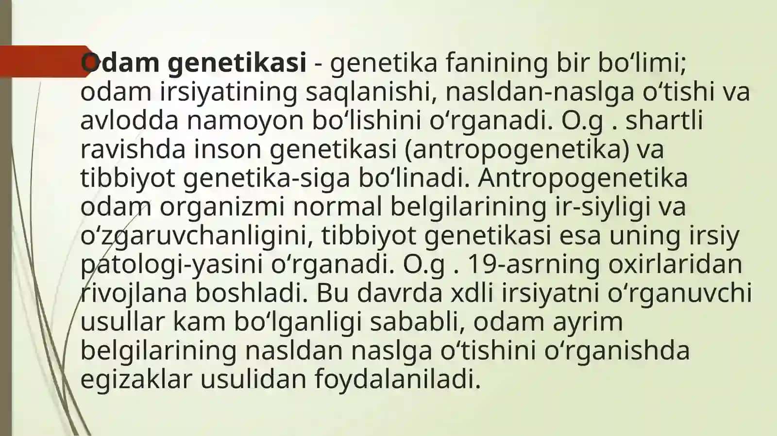 Antropogenetika usullari 3