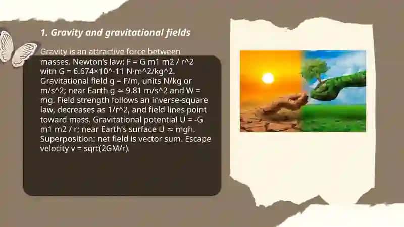 GRAVITY AND GRAVITATIONAL FIELDS 3