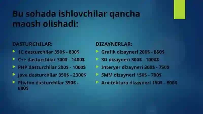 IT – STUDY YOSHLAR O’QUV MARKAZI 3