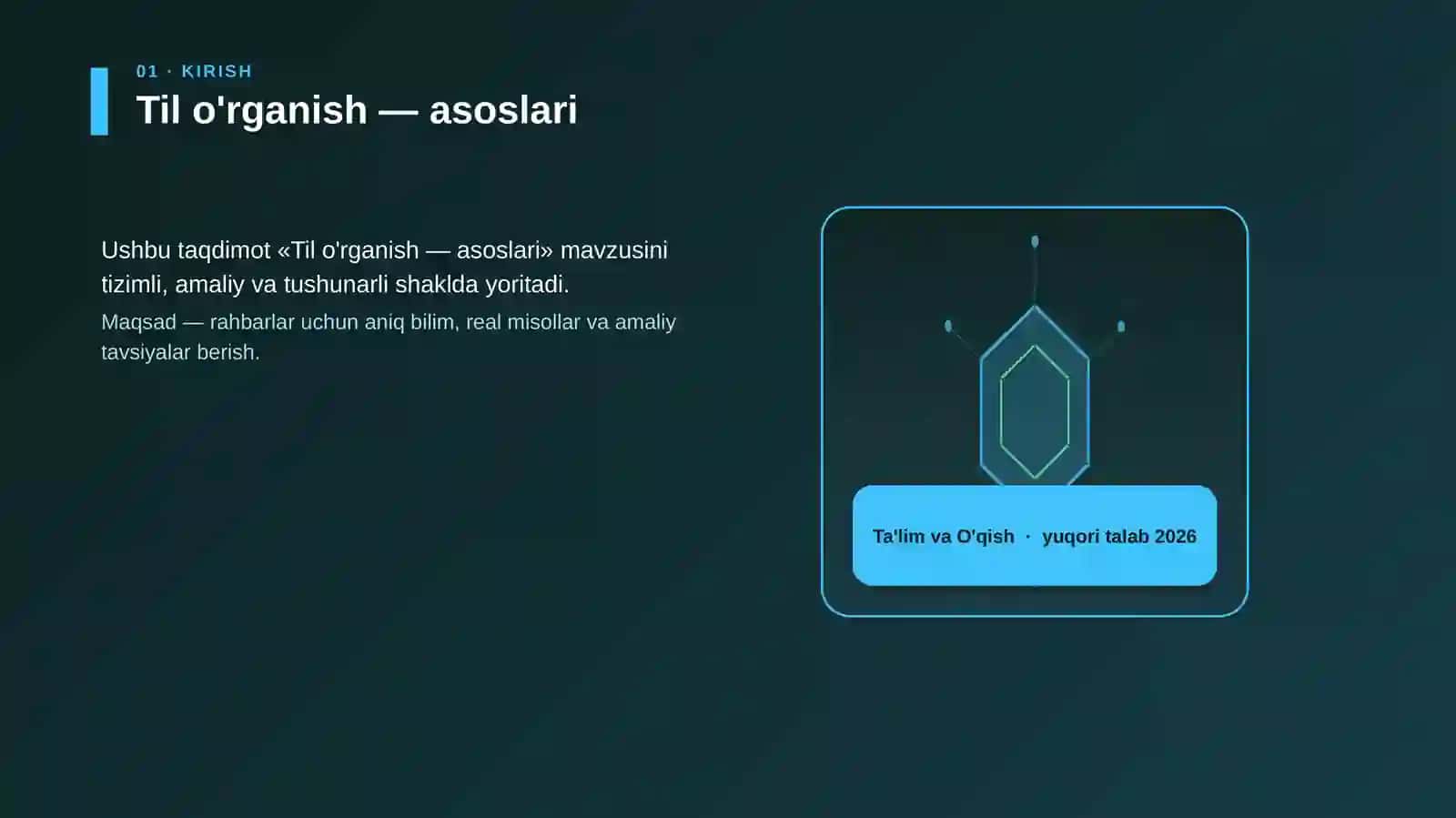 Til o'rganish — asoslari 3