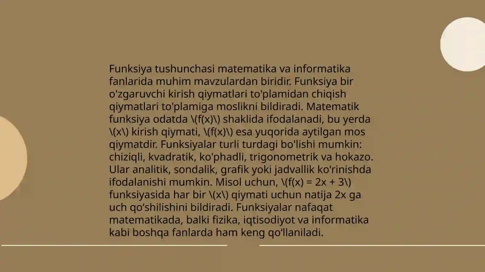Funksiyalar 3