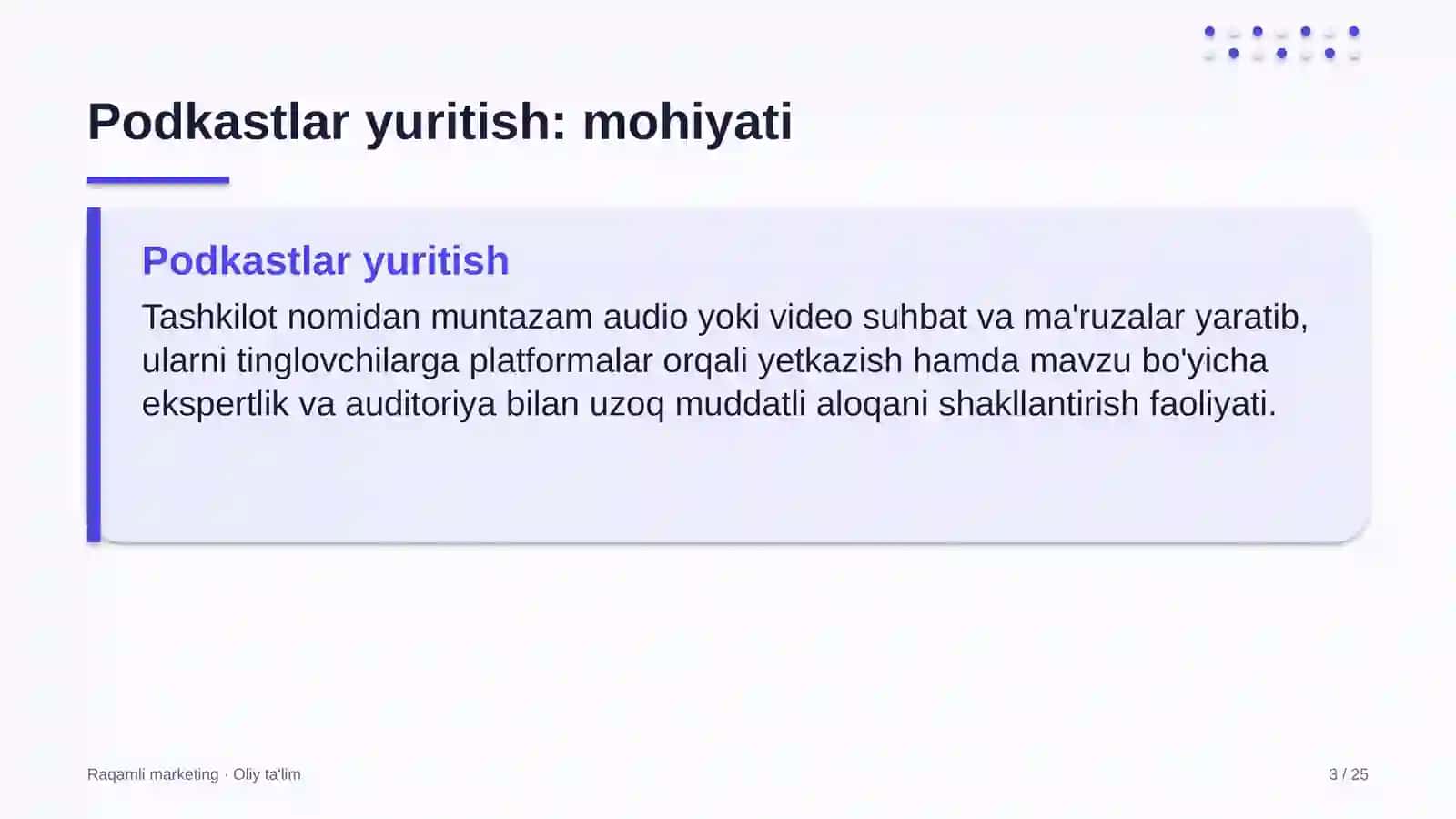 Tibbiy laboratoriyalarda podkastlar yuritish 3