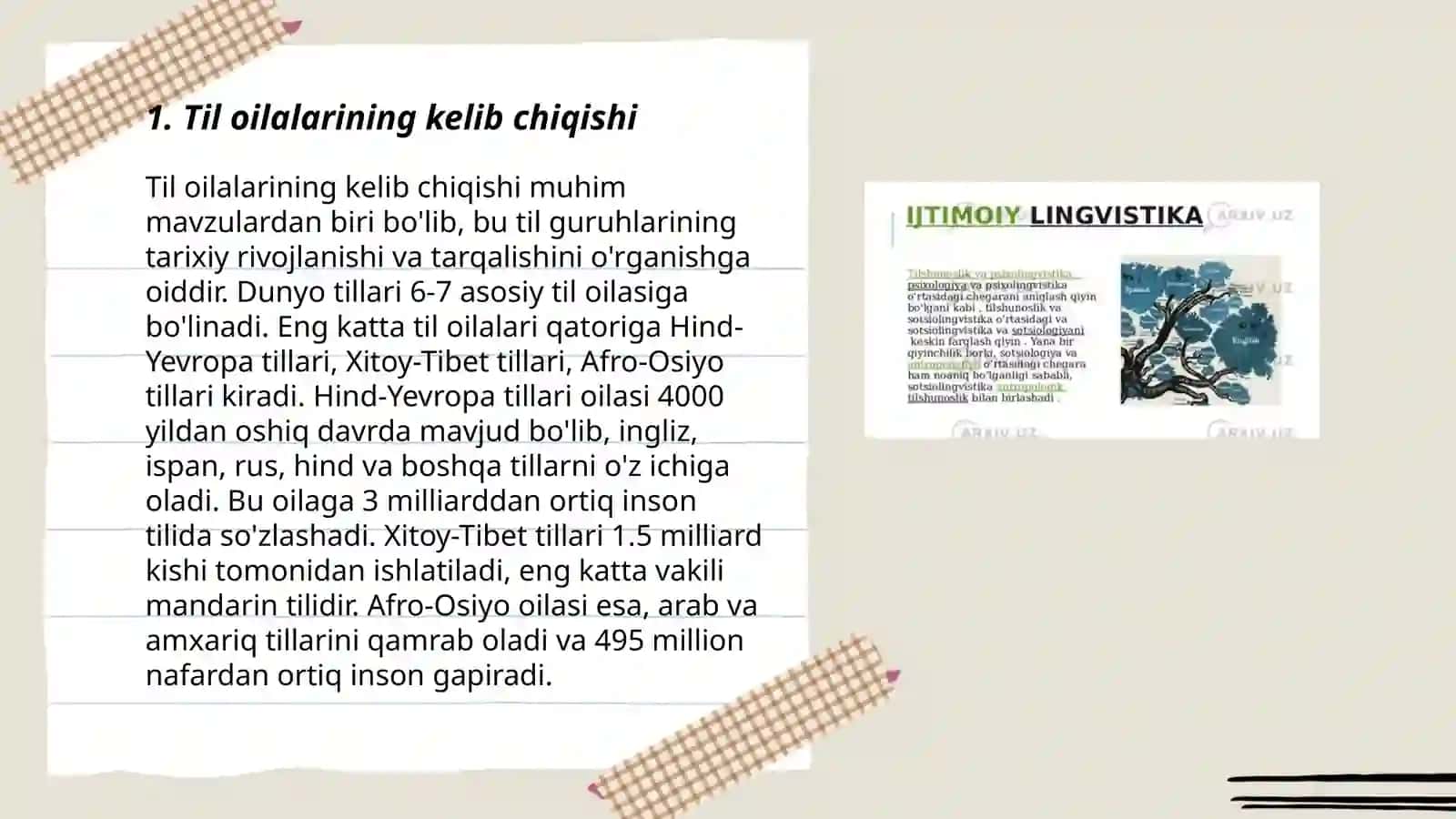 Til oilalari 3