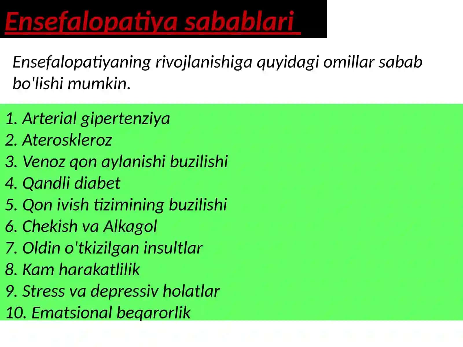 Disirkulyator ensefalopatiya 3