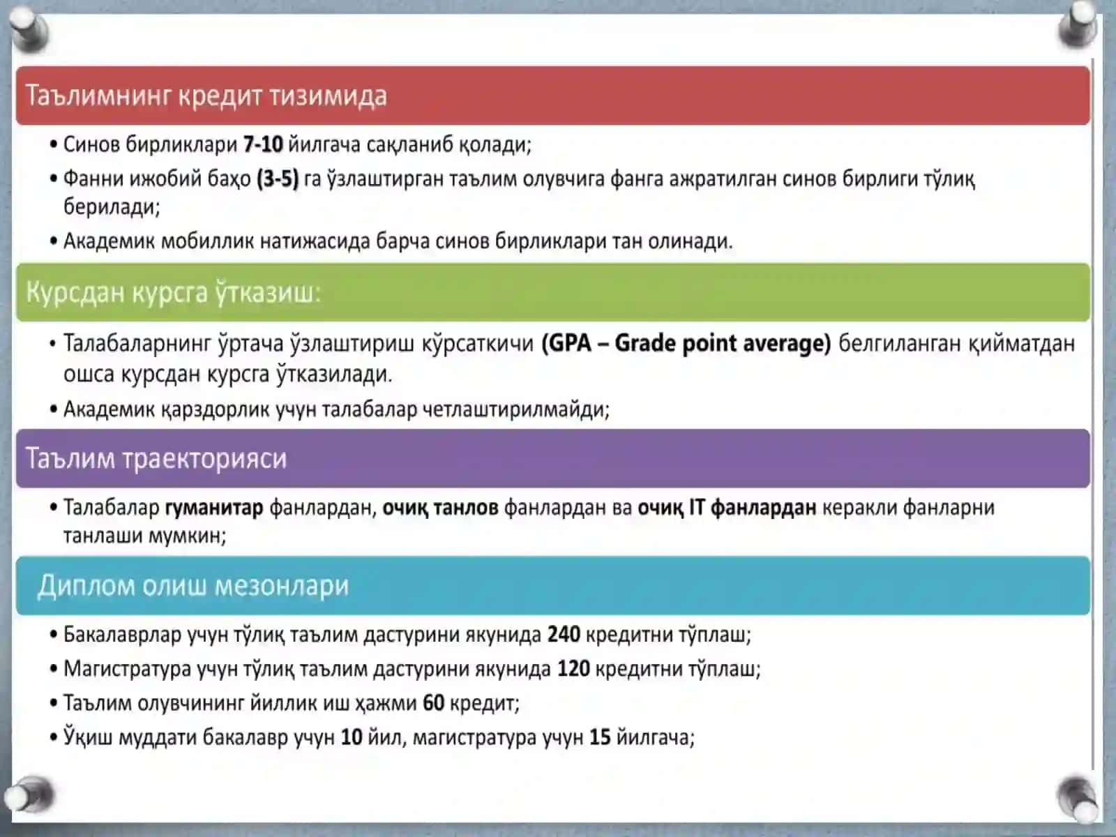 Кредит тизими йўриқномаси 3