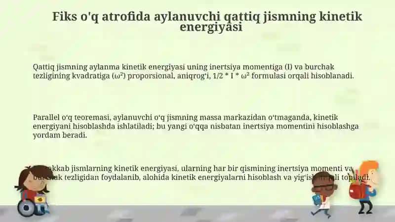 Aylanma kinetik energiya 3