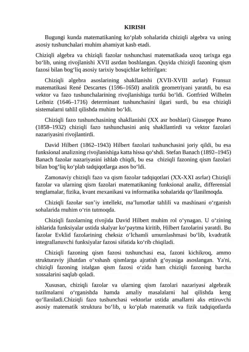 Chiziqli fazolar 3