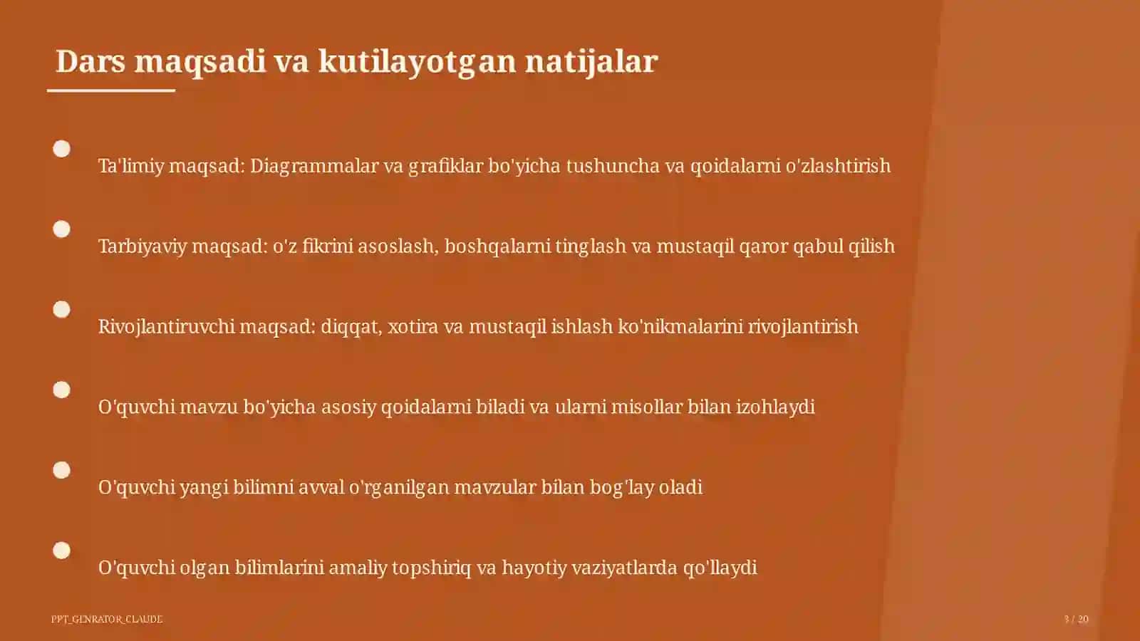 Diagrammalar va grafiklar (6-sinf) 3