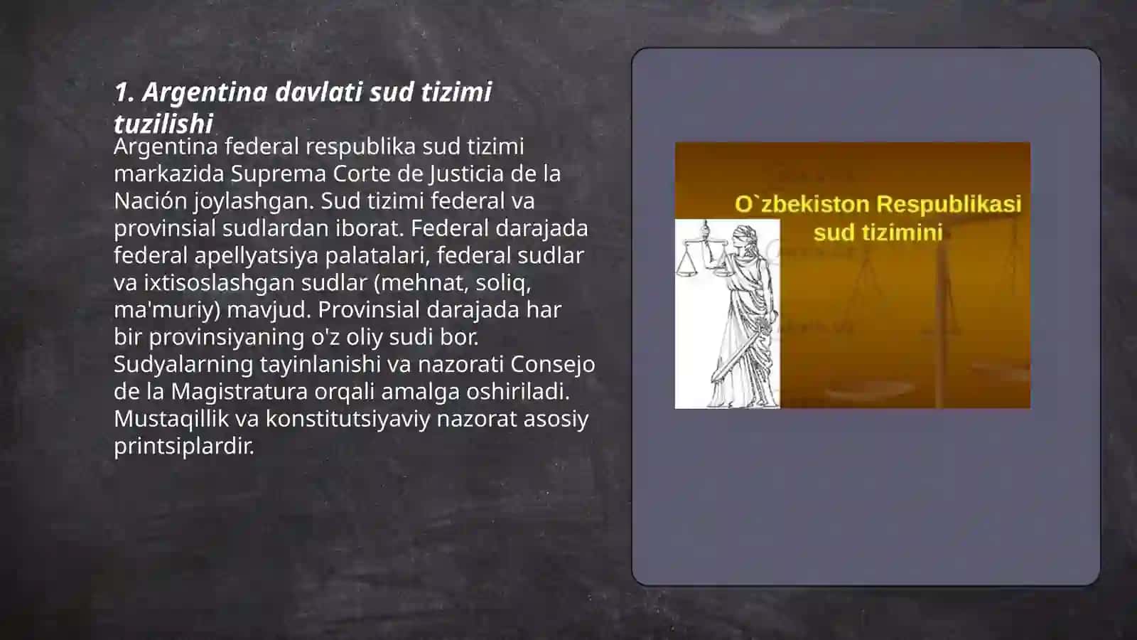 Argentina davlati sud tizimi 3