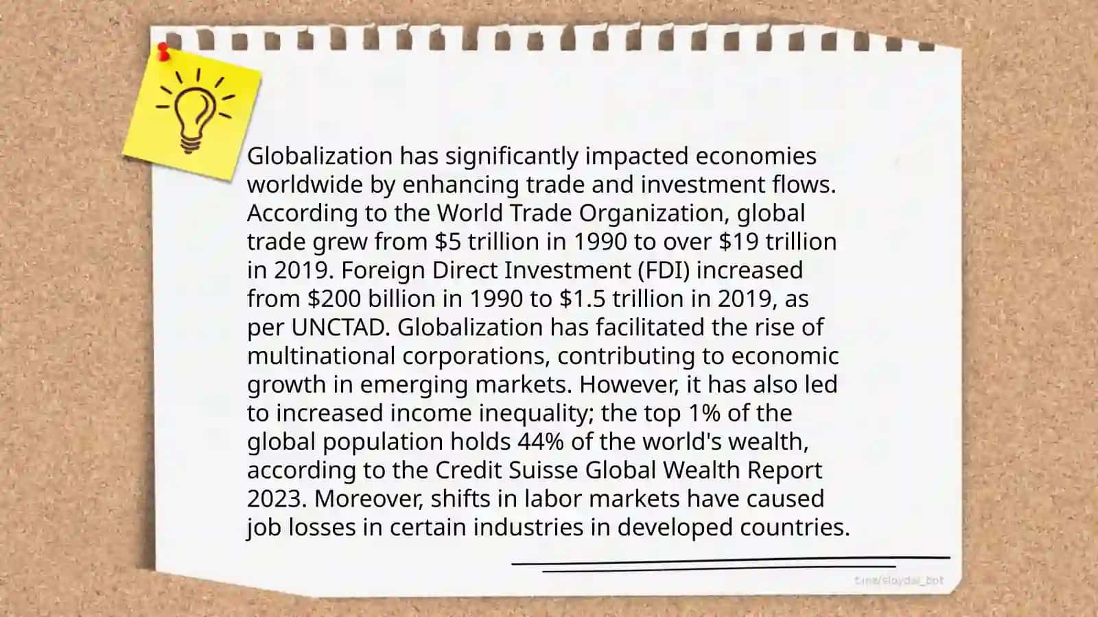 Globalization lesson summary 3