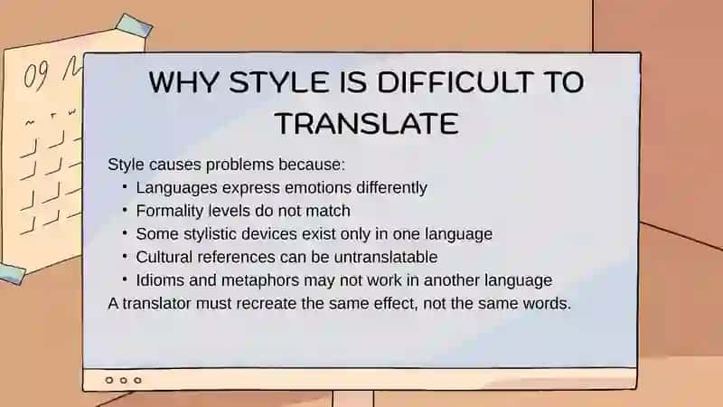 Stylistic problems of translation 3