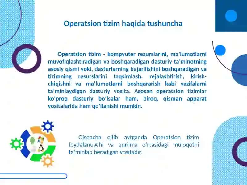 Operatsion muhit 3