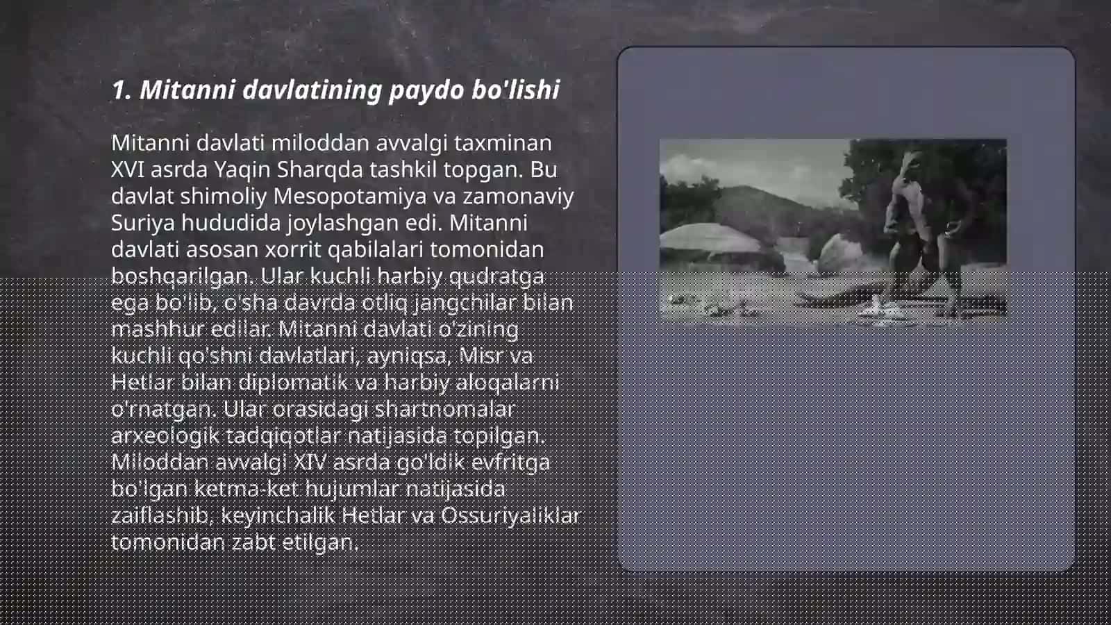 Mitanni Davlati Tarixi 3