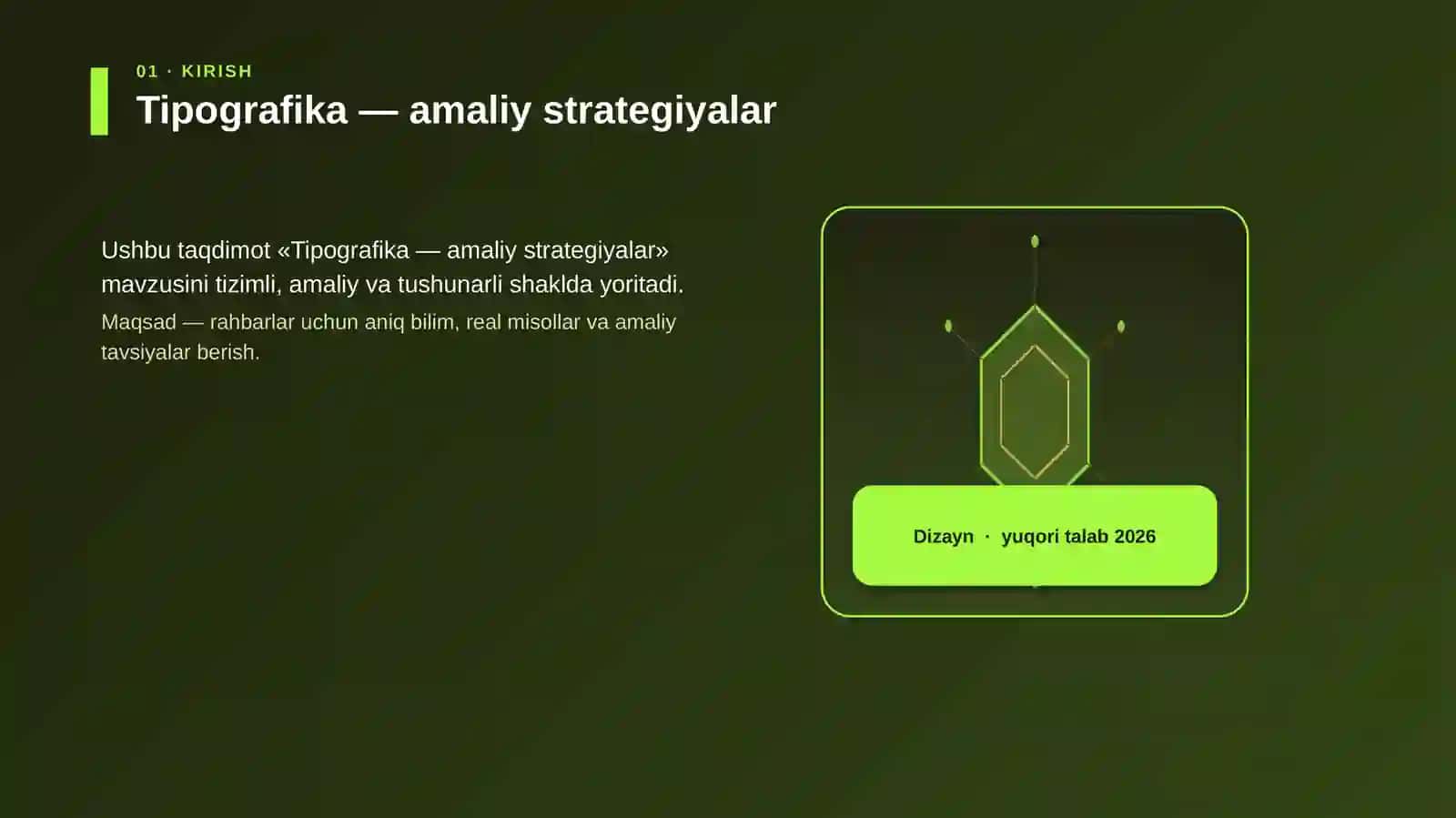 Tipografika — amaliy strategiyalar 3