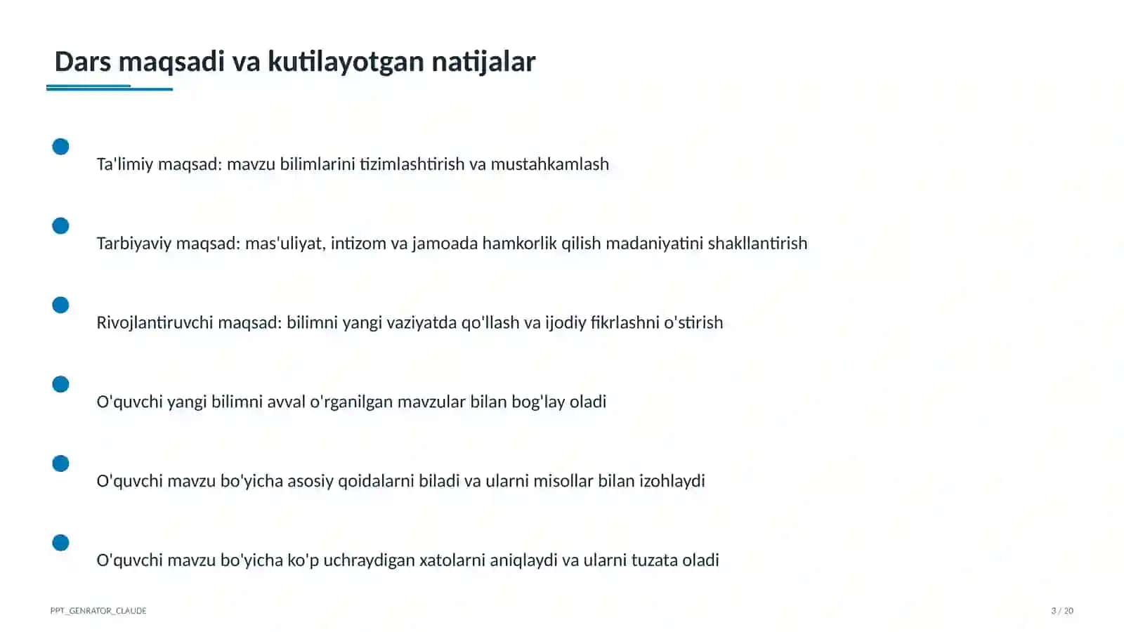 Kompyuter grafikasi va 3D modellashtirish (10-sinf) 3