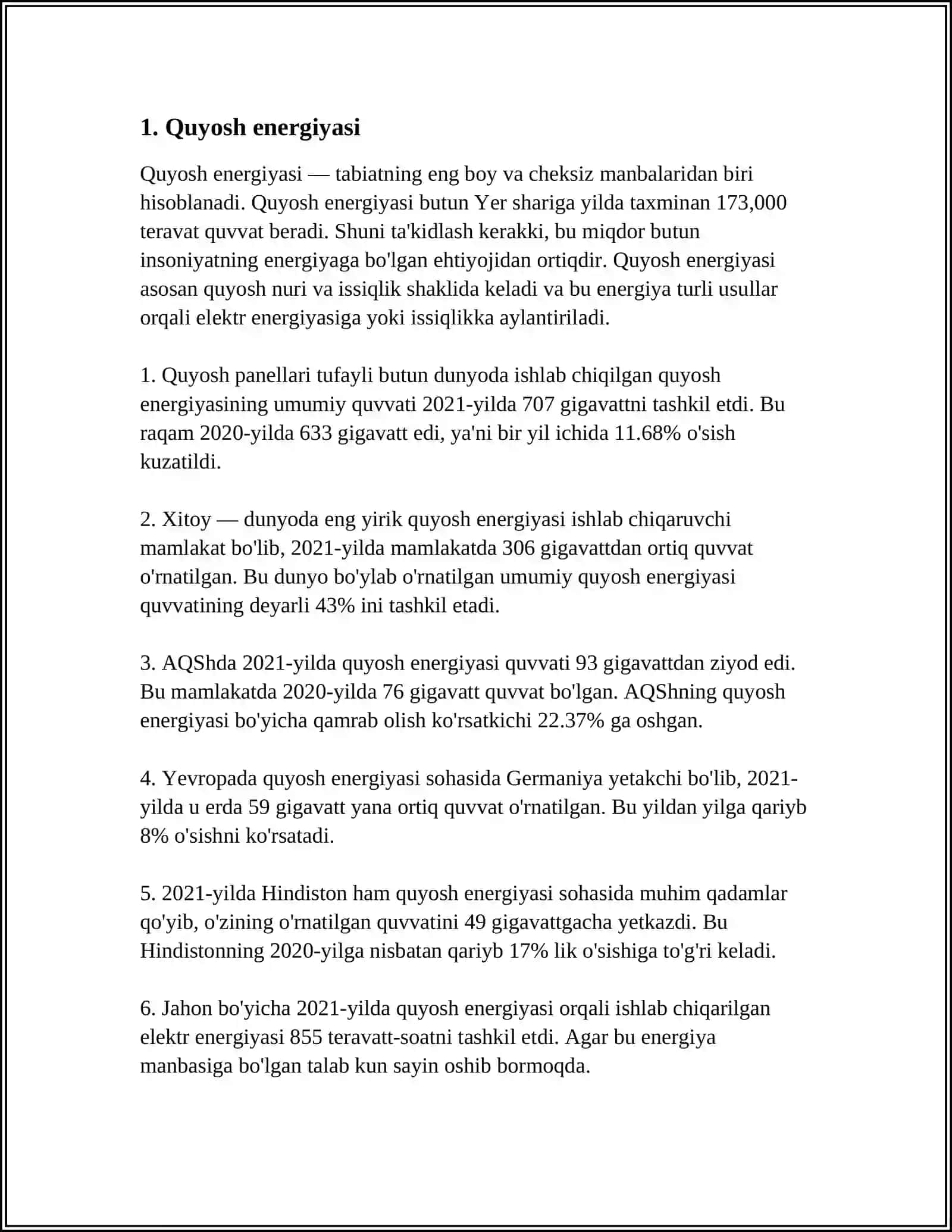 QAYTA TIKLANUVCHAN ENERGIYA MANBALARI 3