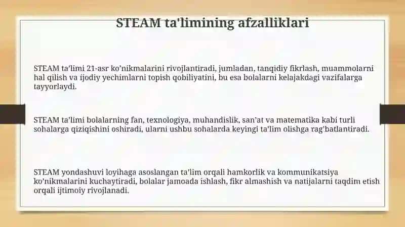 STEAM ta'limi 3