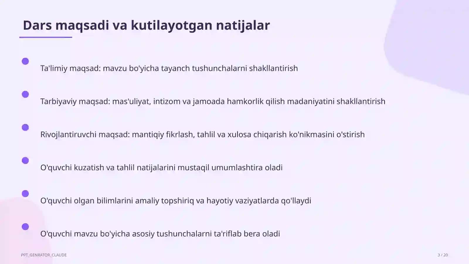 Ekologik tarbiya: tabiatni asraylik 3