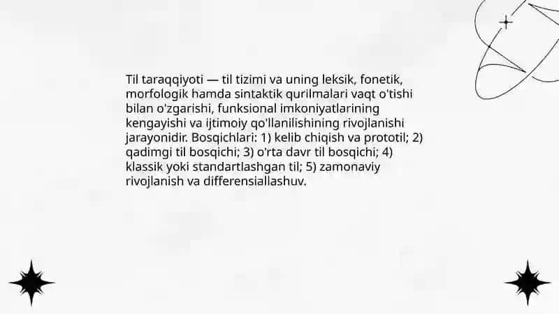 Til taraqqiyoti 3