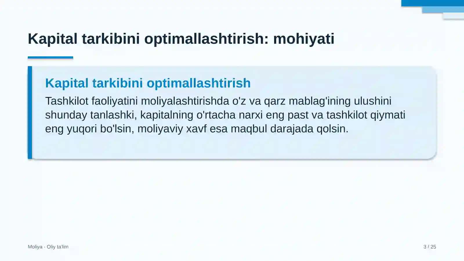 Teatr-studiyalarda kapital tarkibini optimallashtirish 3