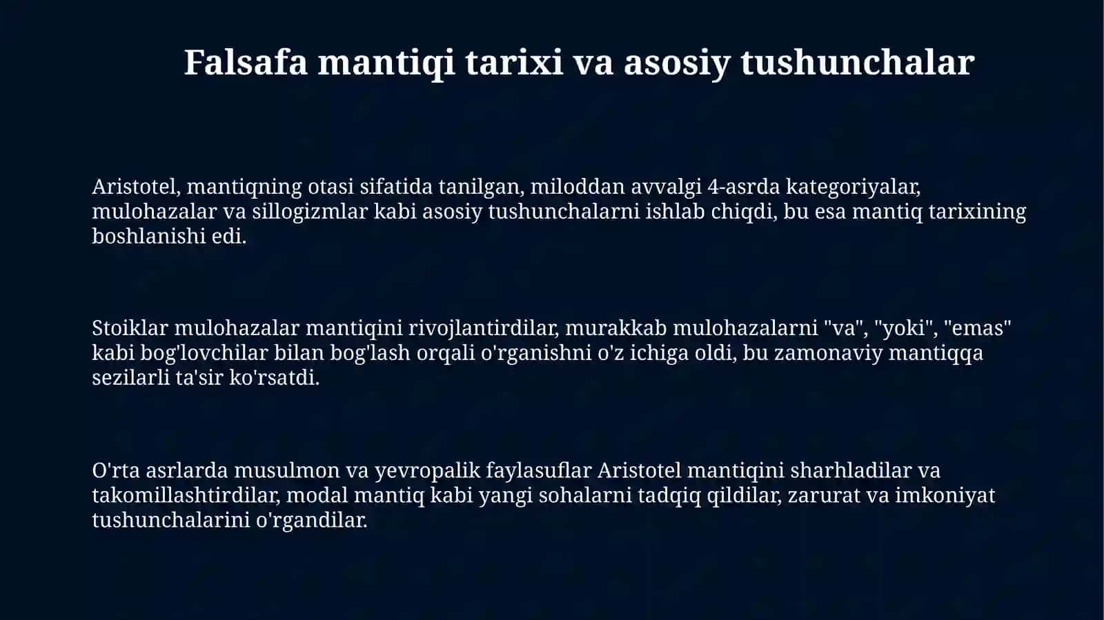Falsafa Mantiq 3