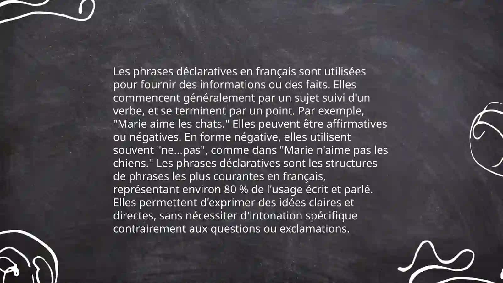 Le type de phrase 3