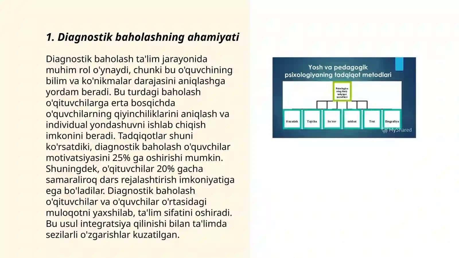 Pedagogik diagnostika 3