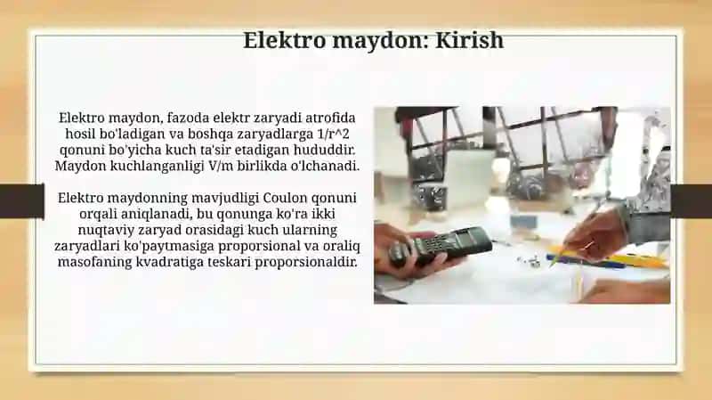 Elektr maydonini hisoblash 3