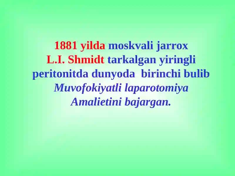 Перитонитлар 3