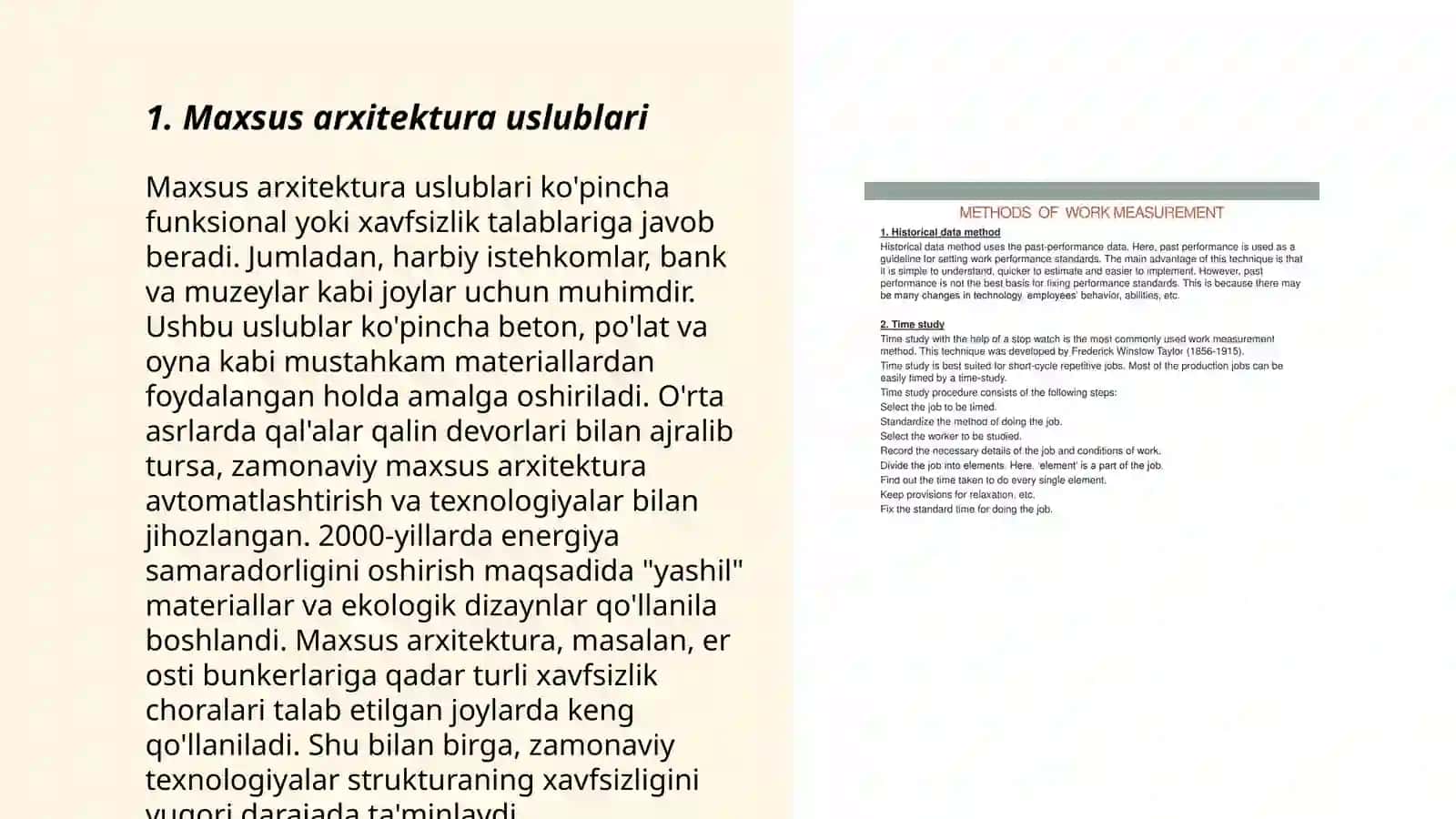 Maxsus arxitektura uslublari 3