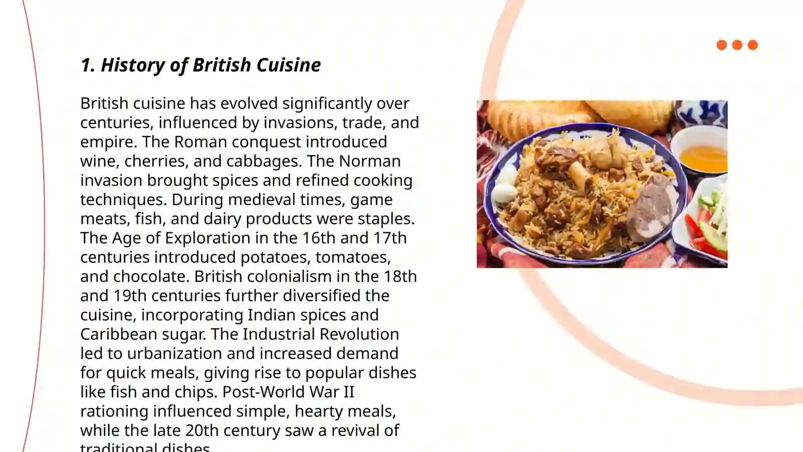 History of British Cuisine 3