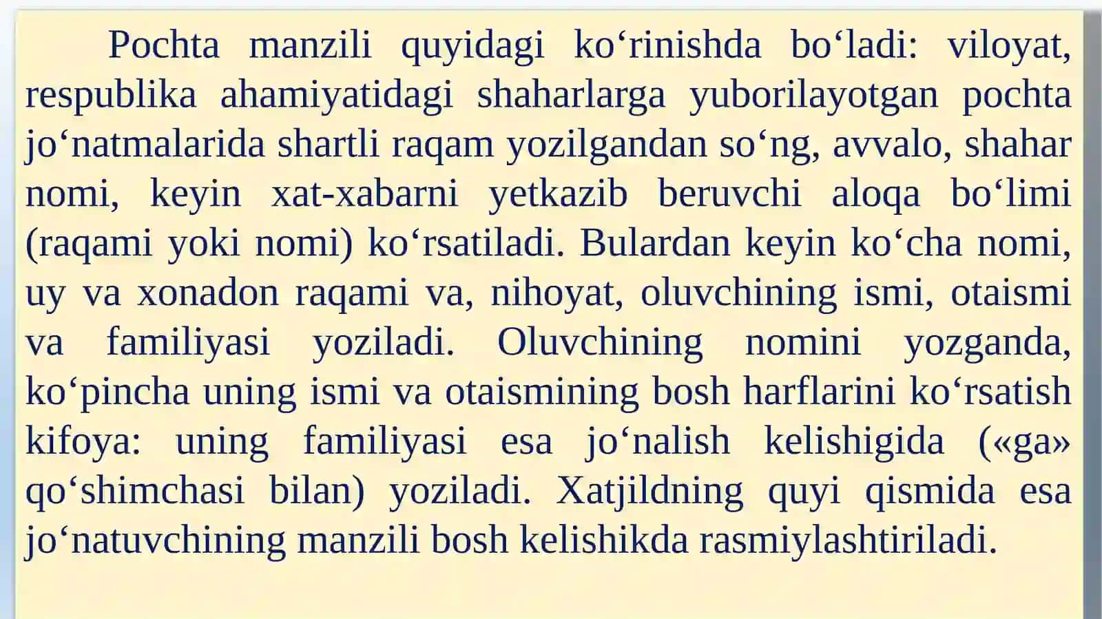 XIZMAT YOZISHMALARI 3