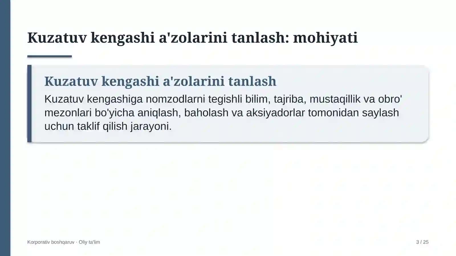 Kompyuter klublarida kuzatuv kengashi a'zolarini tanlash 3