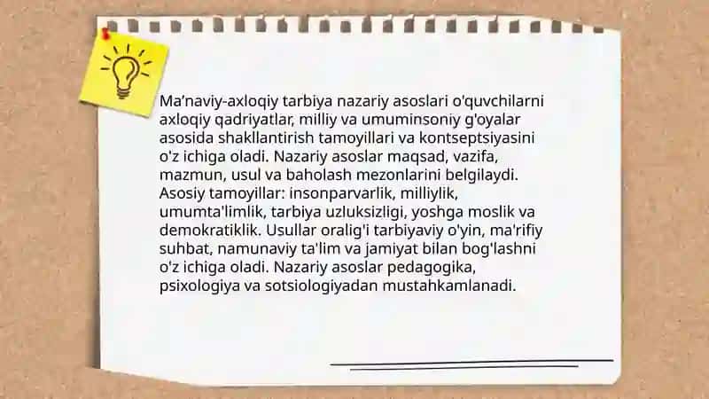 Oʻquvchilarni maʼnaviy-axloqiy tarbiyalash 3