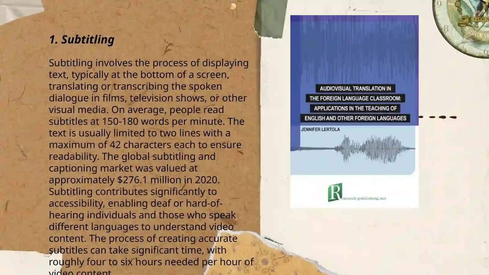 Audivisual translation methods 3