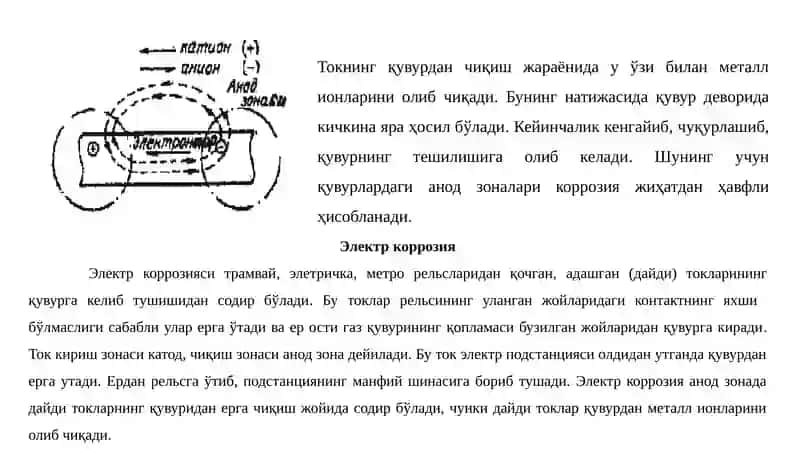 Газ қувурлари коррозия турлари 3