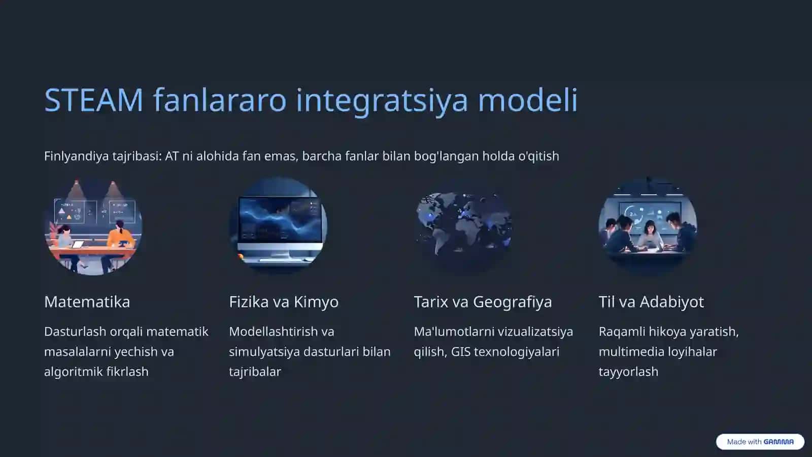 Zamonaviy AT ta'limini rivojlantirish yo'llari va kutilayotgan natijalar 3