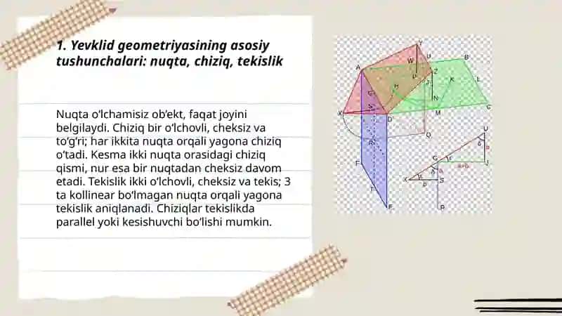 Yevklid geometriyasi 3