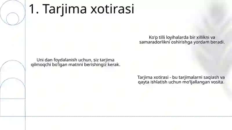 Tarjima xotirasi 3
